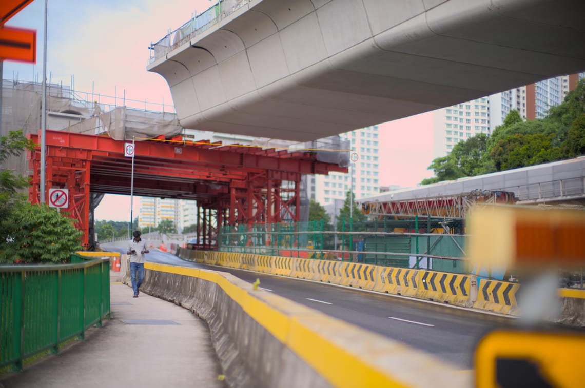 · Street Photography ·Line Construction  ·Evening Light ·