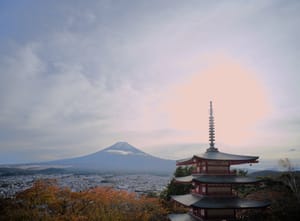 ·Afternoon sun over Mount Fuji · Landscape Photography ·Colour Hues  ·